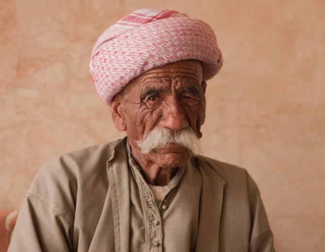 Elderly man from Iraq