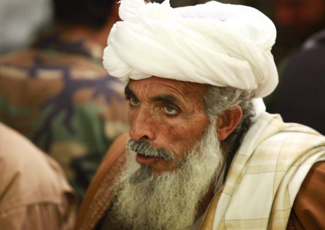 Old man from Afghanistan